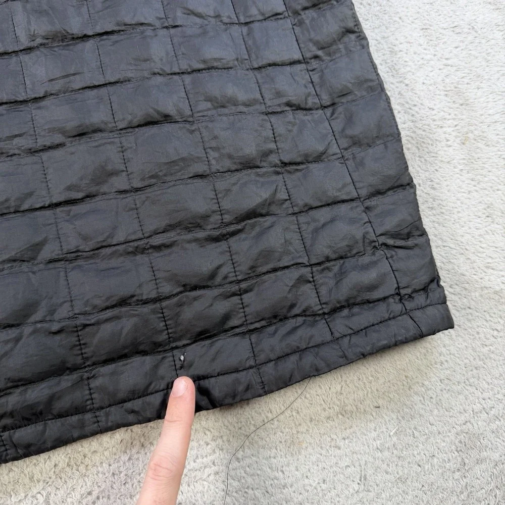 The North Face Vest Mens XL Black ThermoBall Insulated Lined Quilted Puffer